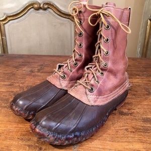 VINTAGE L.L BEAN MAINE HUNTING BOOTS MENS 6 RARE 1960's LABEL!!! OID STOCK MINT!